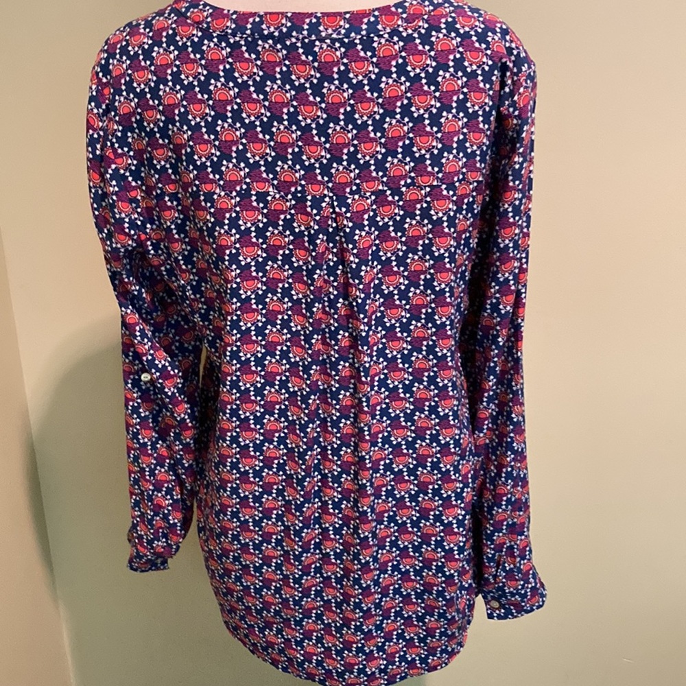 Women’s Jane and Delancey Pleated Blouse Size M - Picture 3 of 7